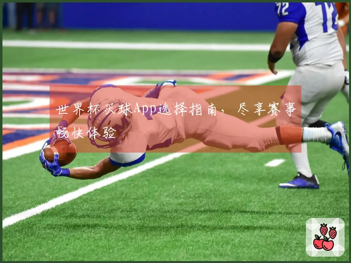 世界杯买球App选择指南，尽享赛事畅快体验